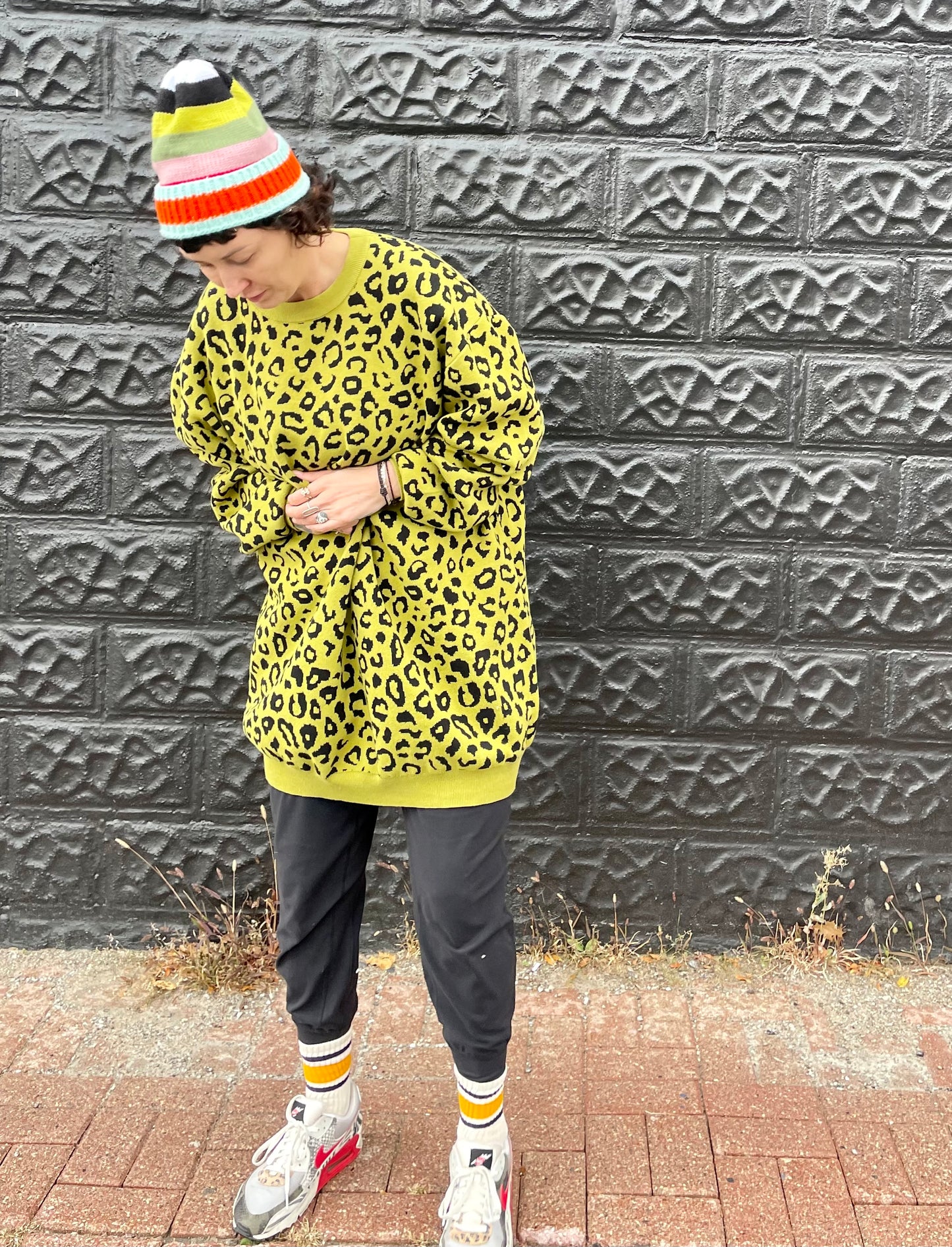 Oversized Sweater - Leopard