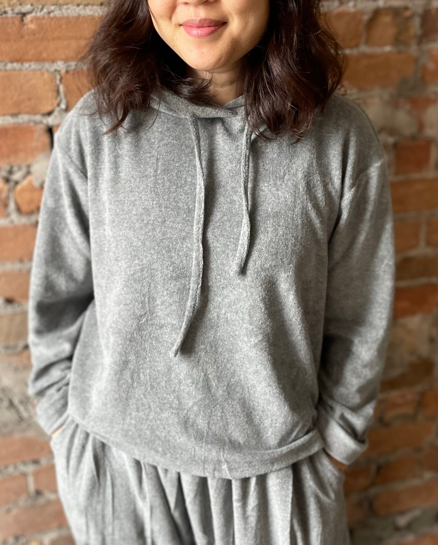 Hoodie - Grey Terry