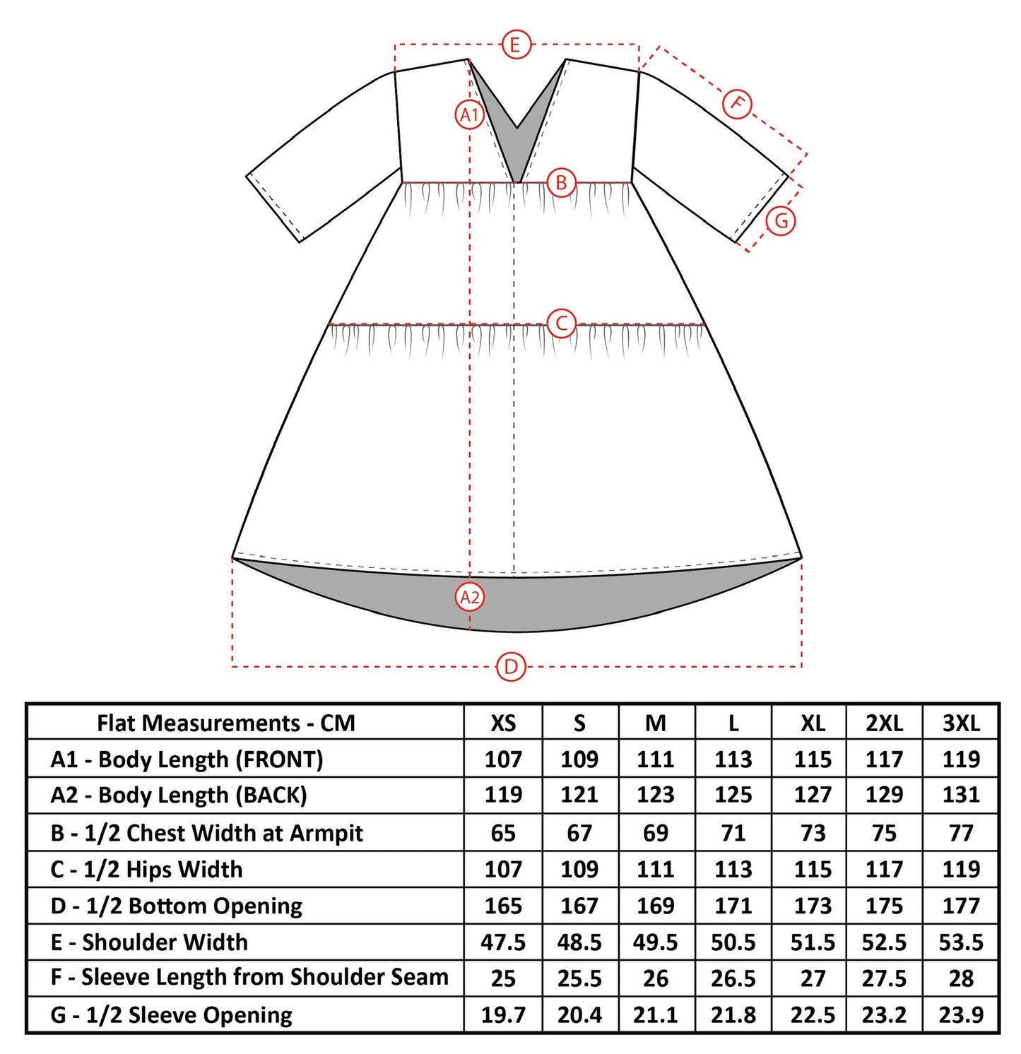 Tiered Dress - Multi Colour Gauze