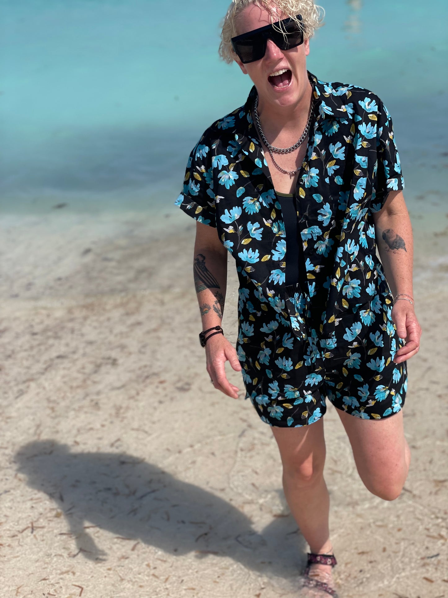 Floral Short Sleeve Shirt