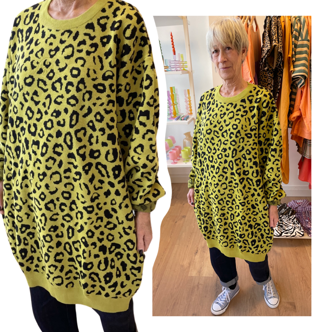 Oversized Sweater - Leopard