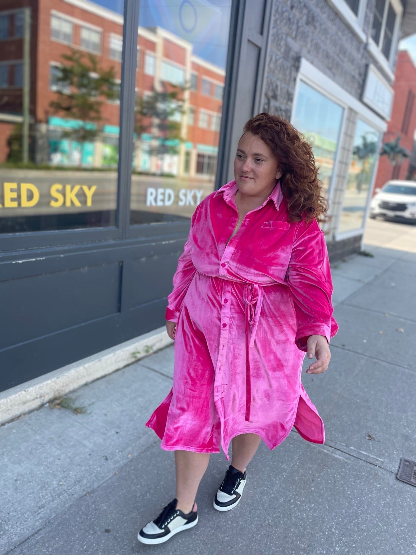 Velour Maxi - Pink