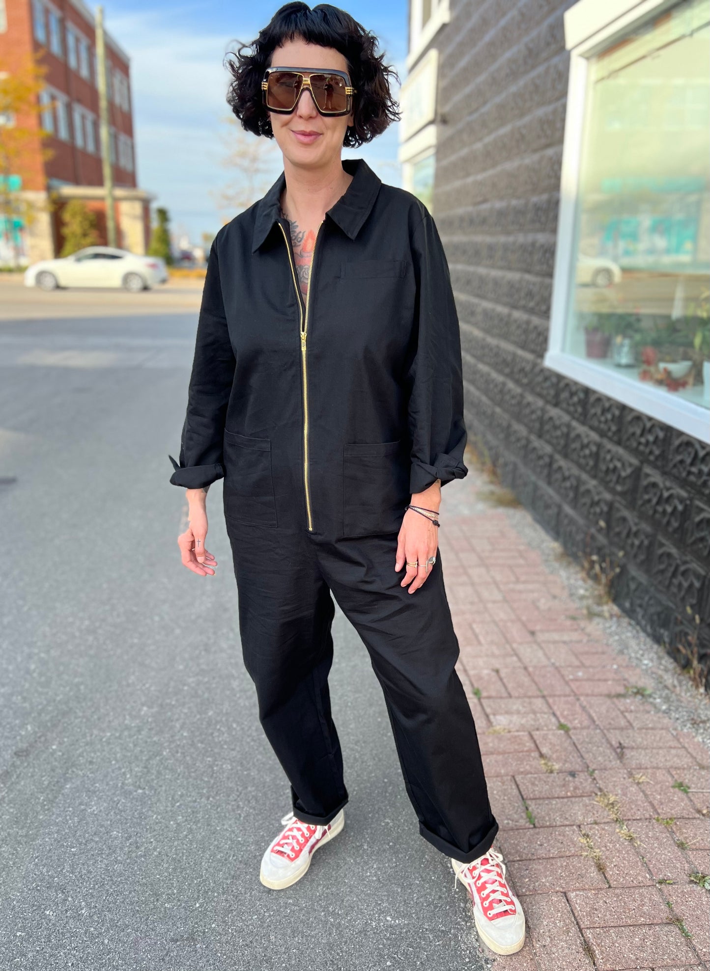 Baggy Boilersuit - Black