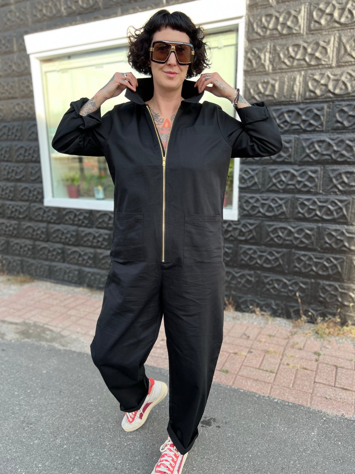 Baggy Boilersuit - Black