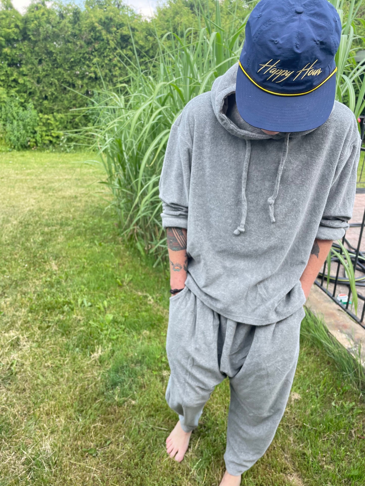 Hoodie - Grey Terry