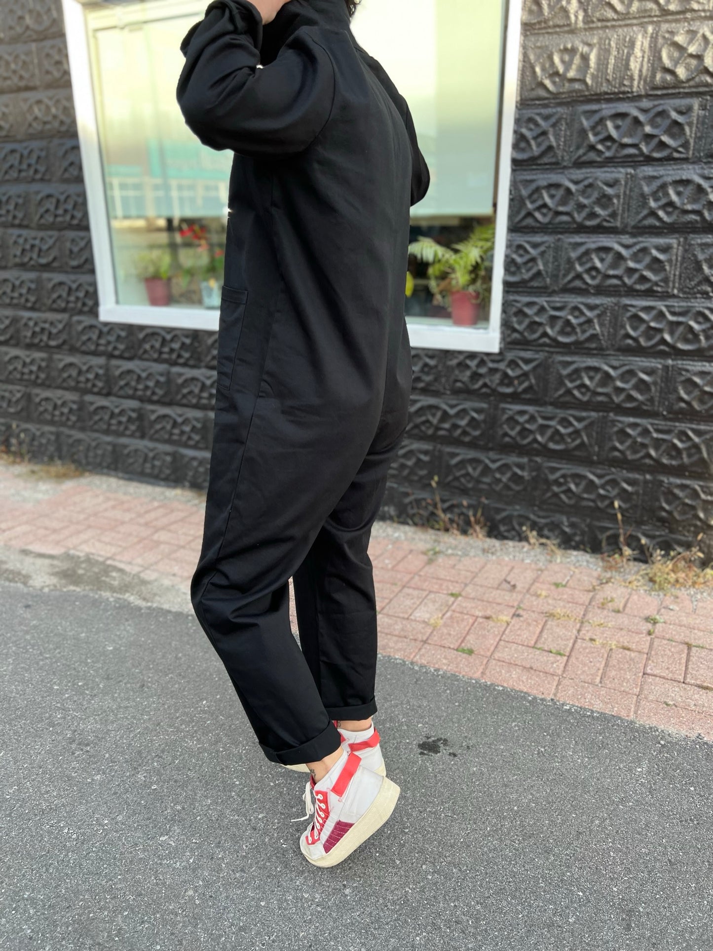 Baggy Boilersuit - Black