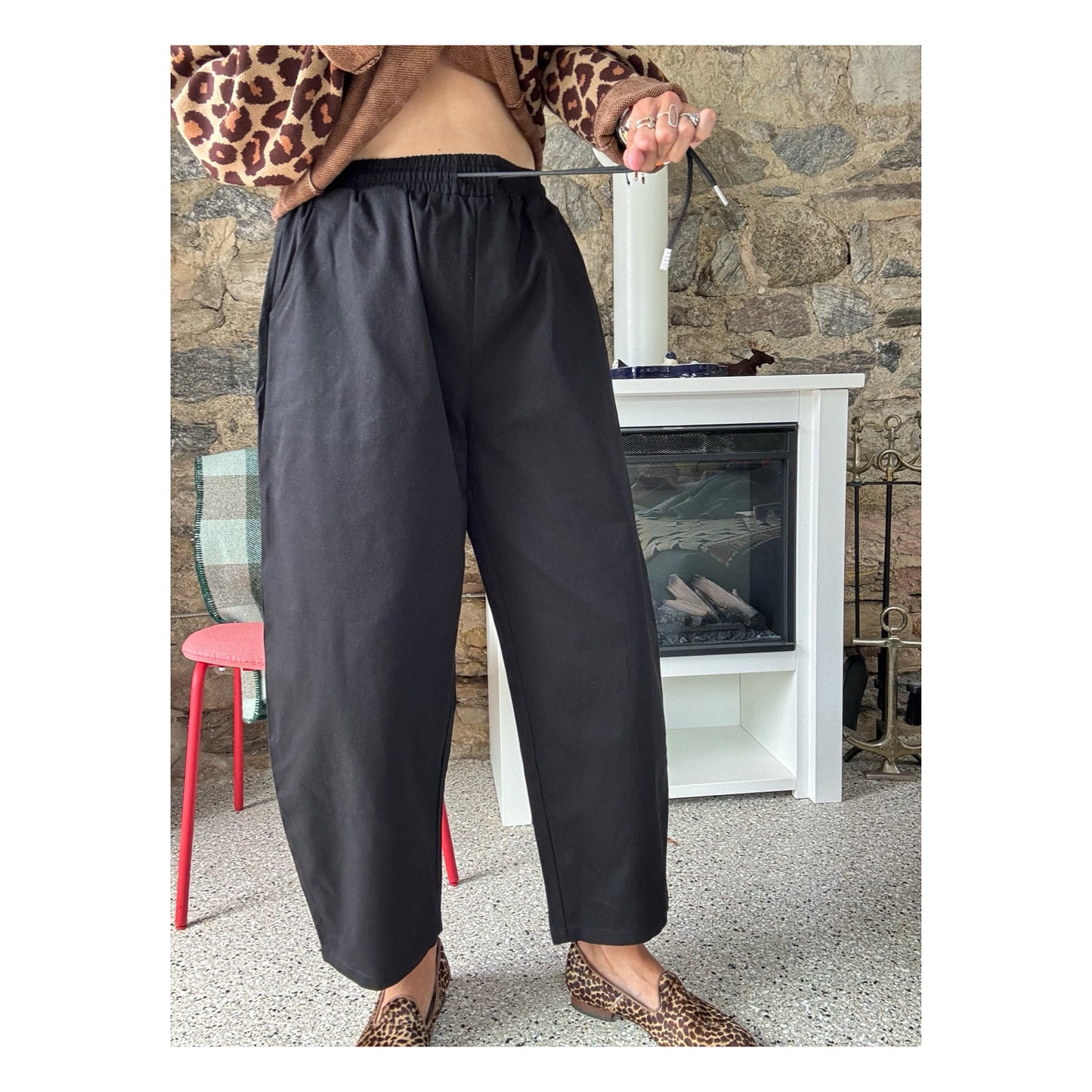 Barrel Pants - Black