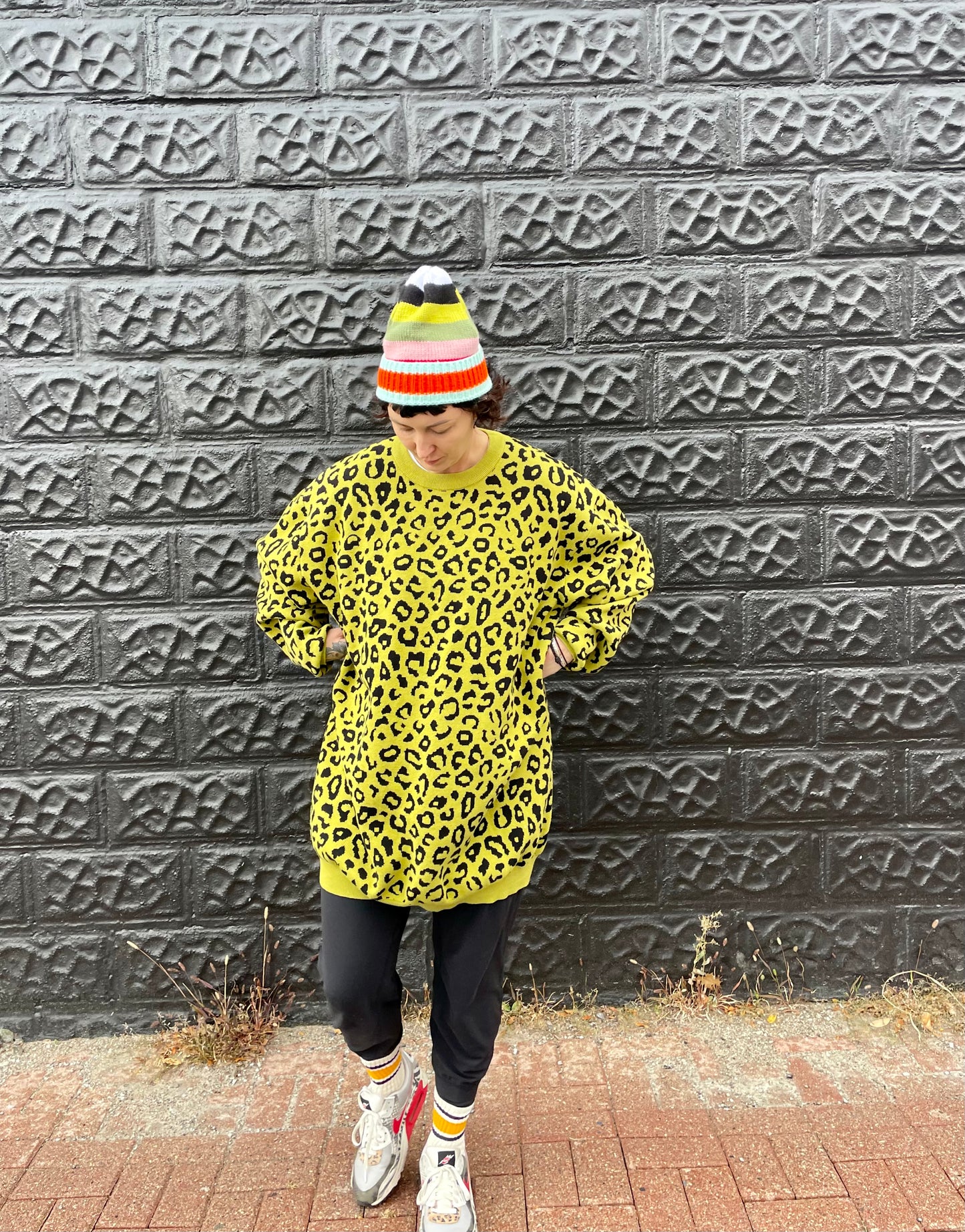 Oversized Sweater - Leopard