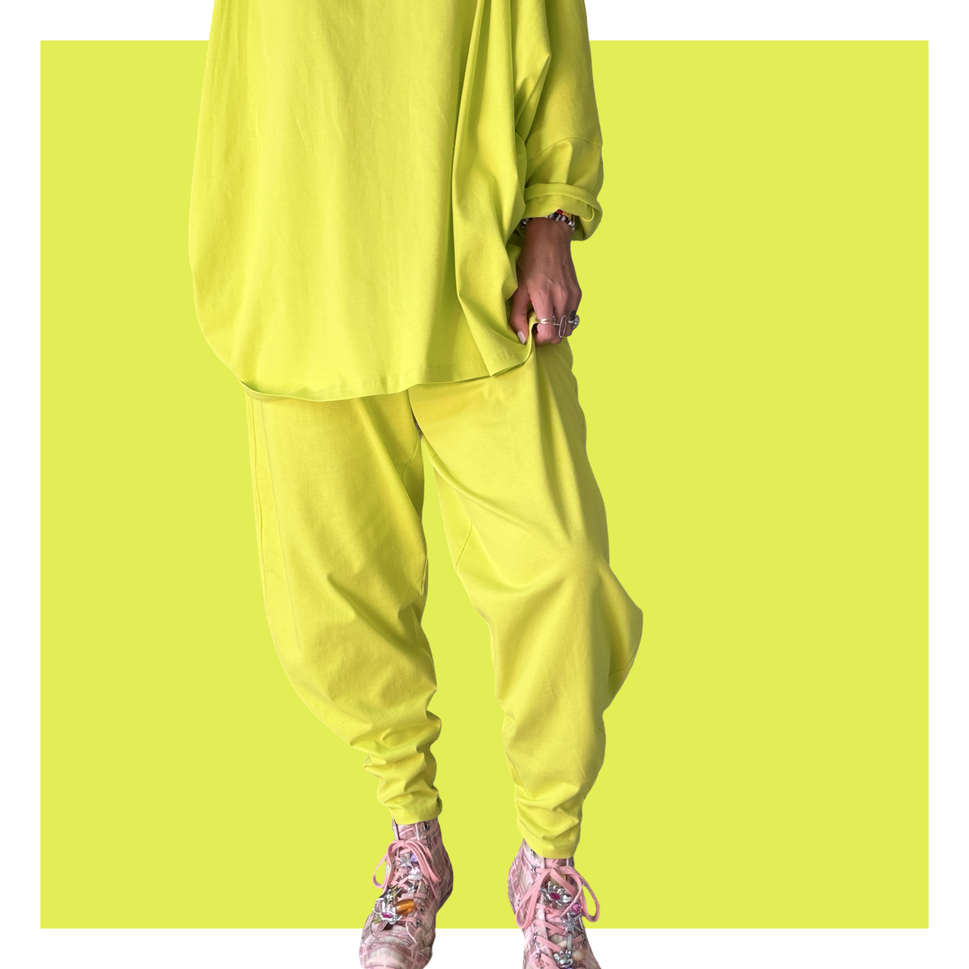 Lounge Pant - Highlighter Yellow
