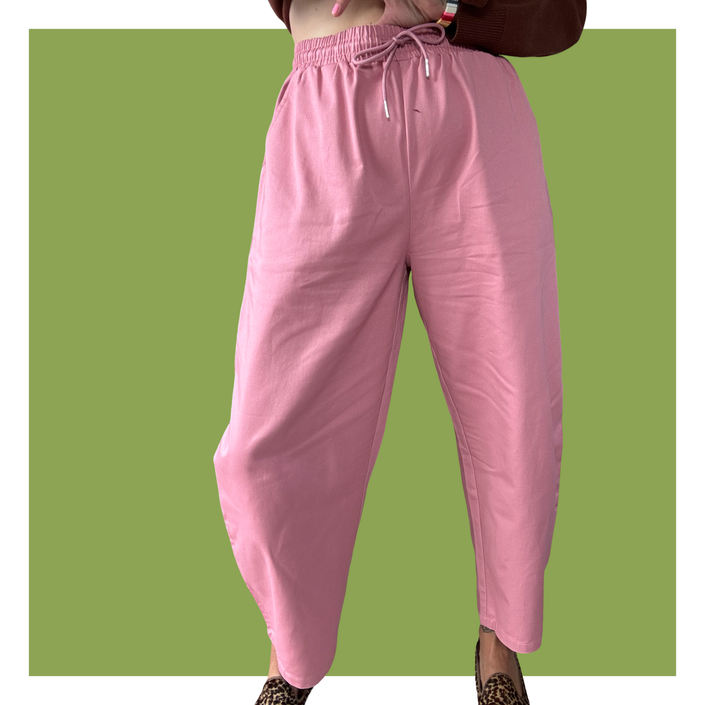 Barrel Pants - Pink