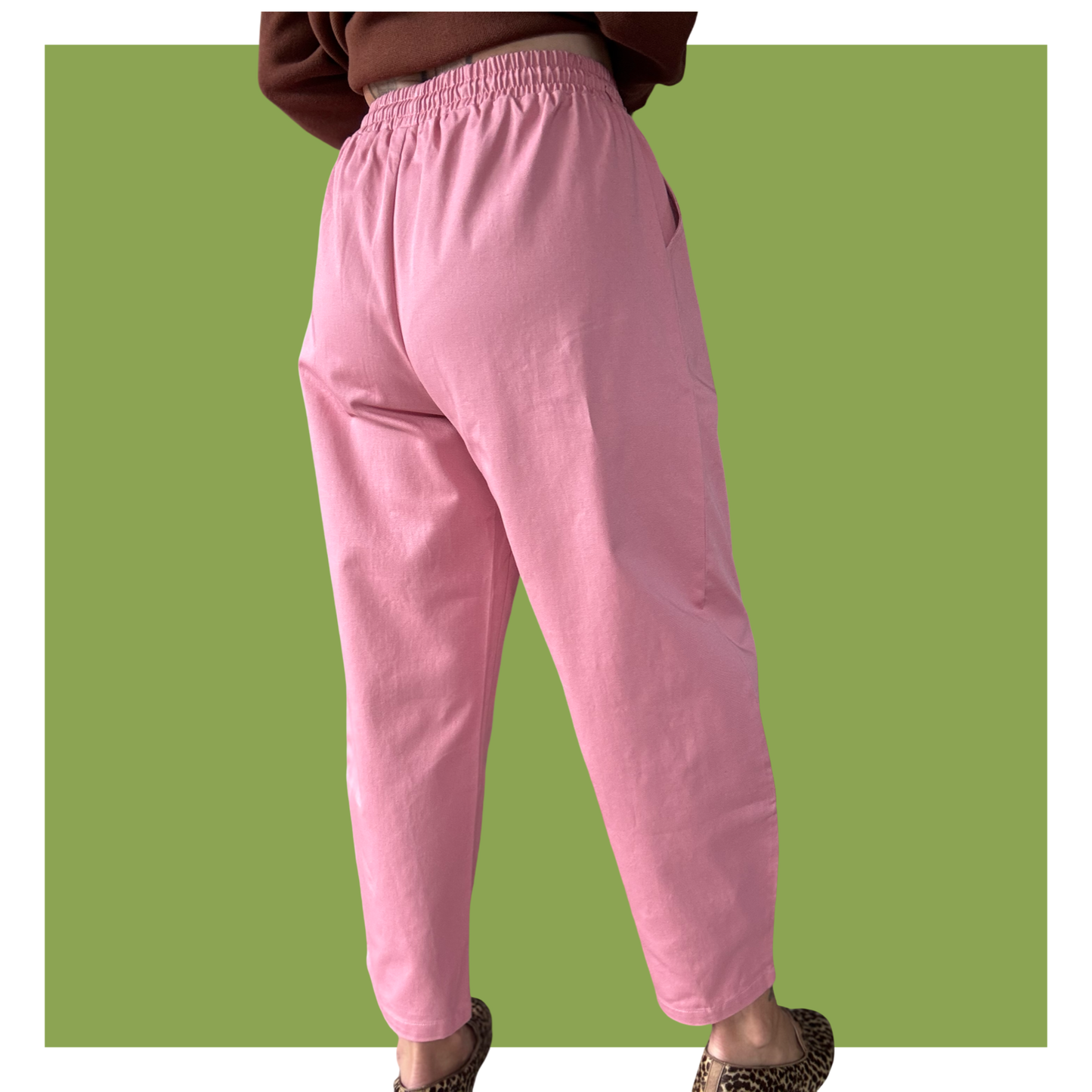 Barrel Pants - Pink
