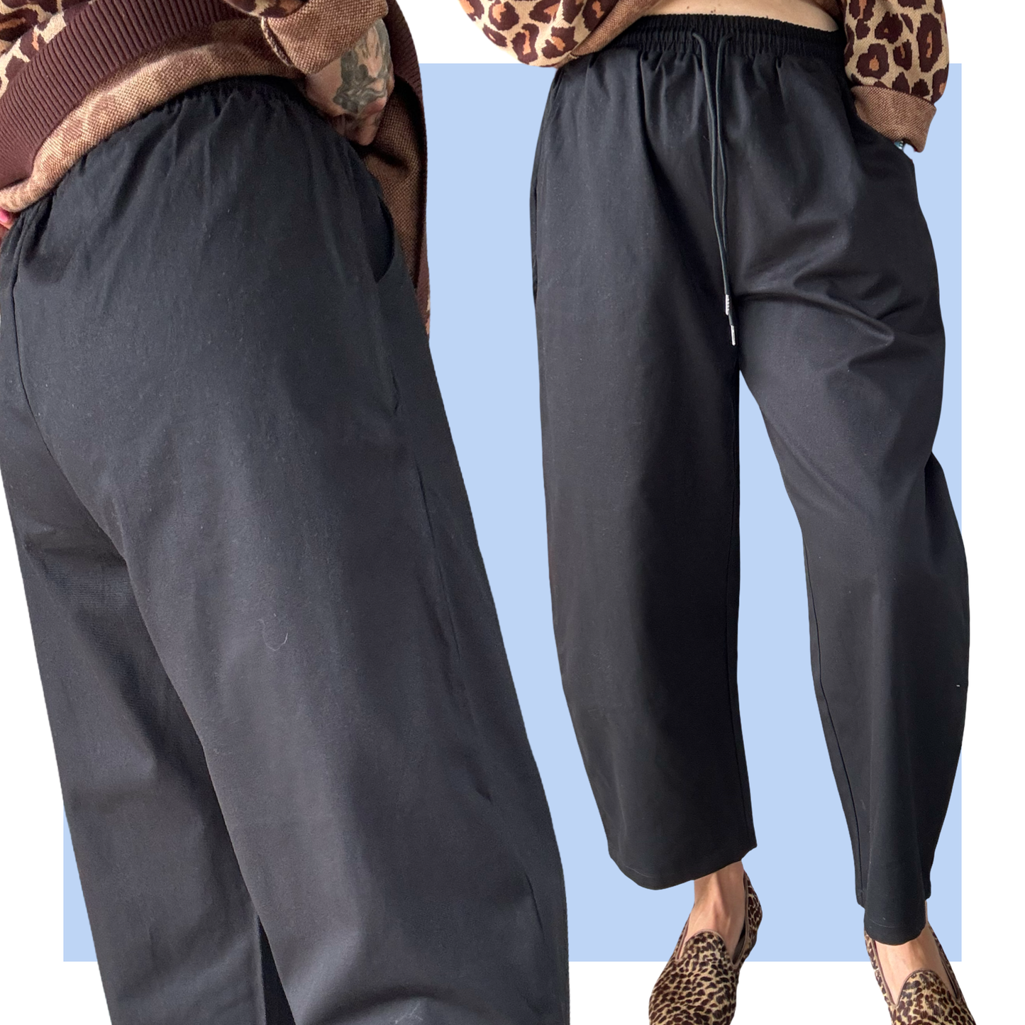 Barrel Pants - Black