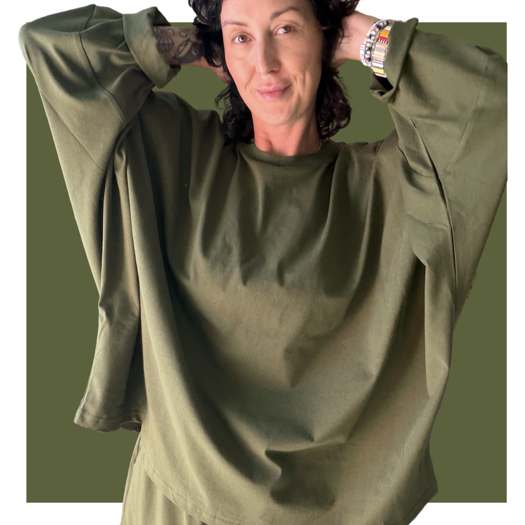 Kaftan Tee - Green