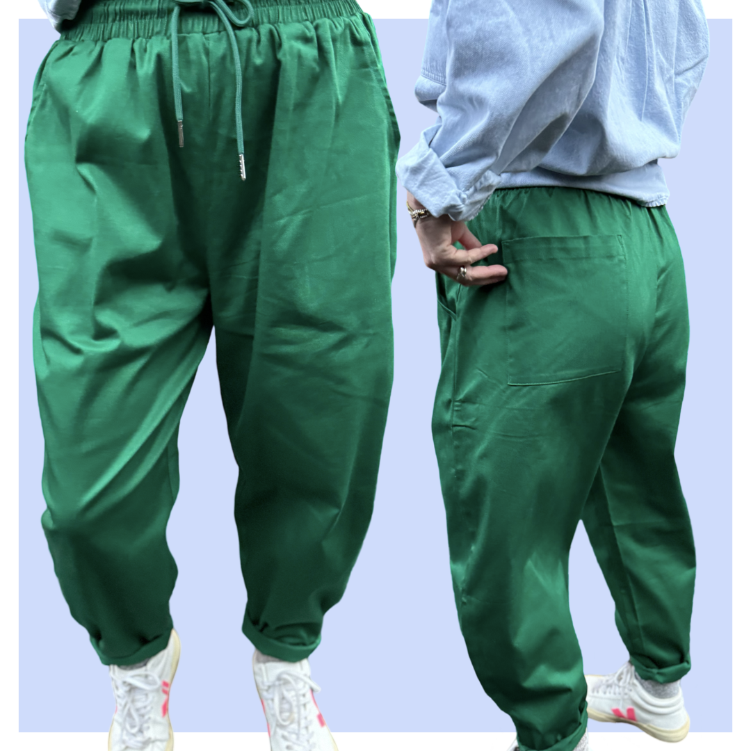 Carrot Pants - Evergreen