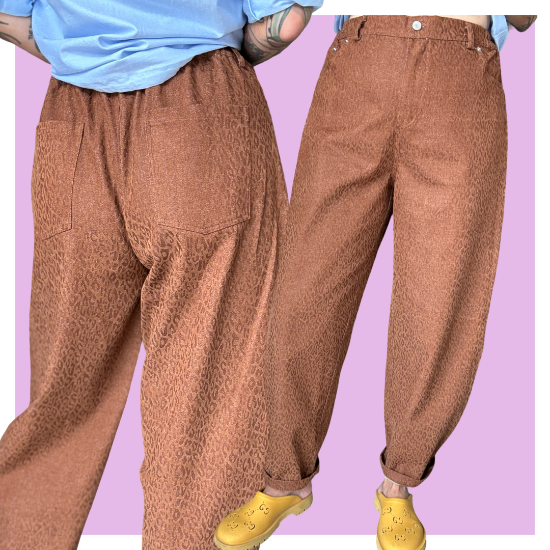 Work Pant - Brown Leopard *NEW FIT*