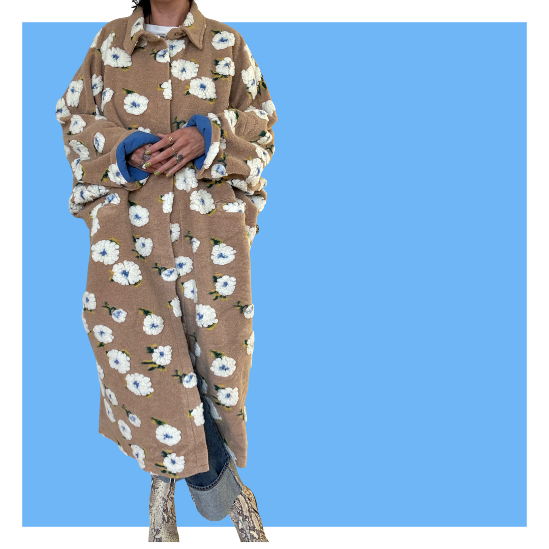 Kaftan Coat - Tan Long