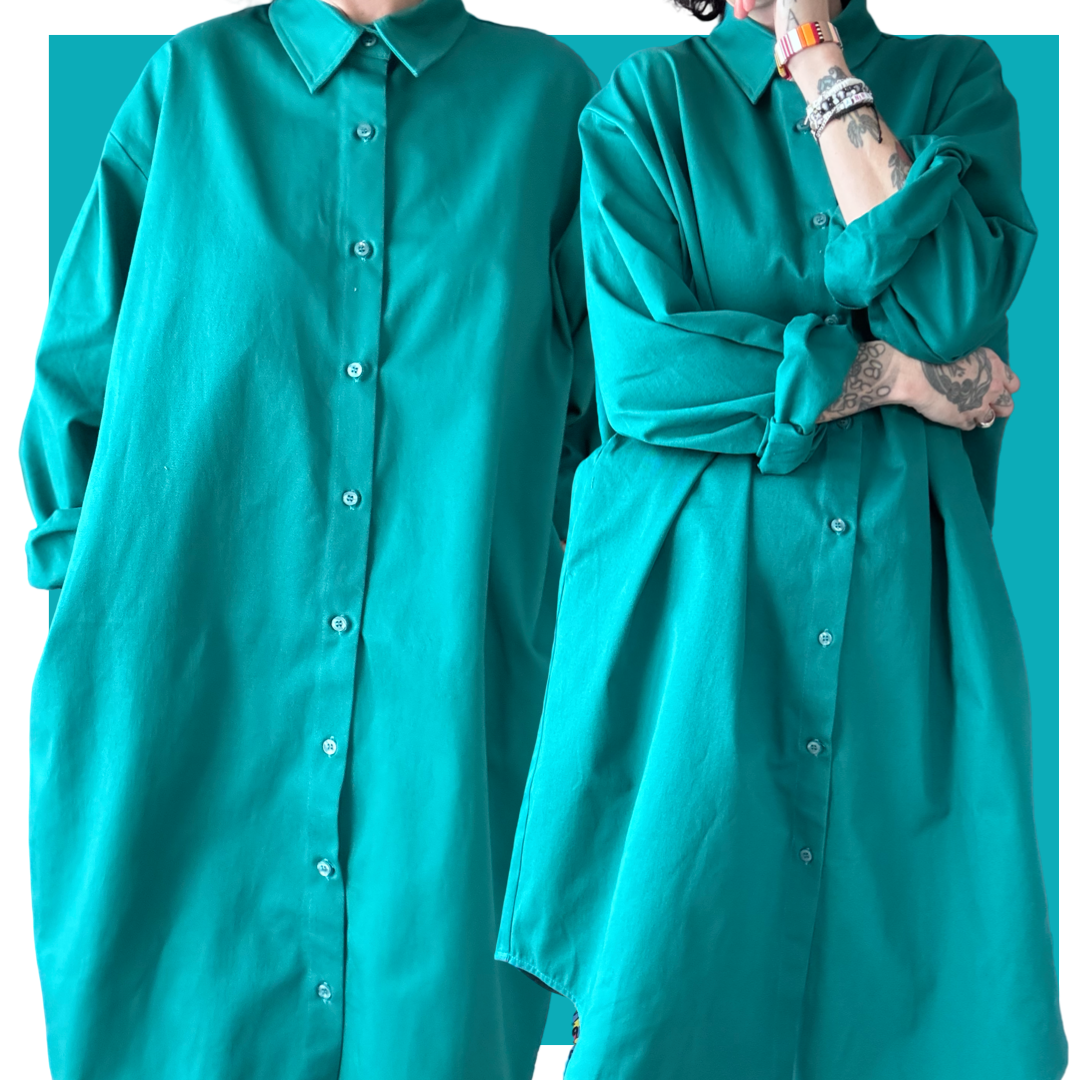 Don’t Touch Me Dress - Teal