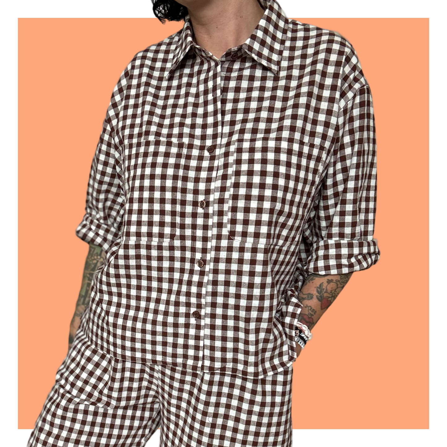 Your Favourite Shirt - Brown Gingham
