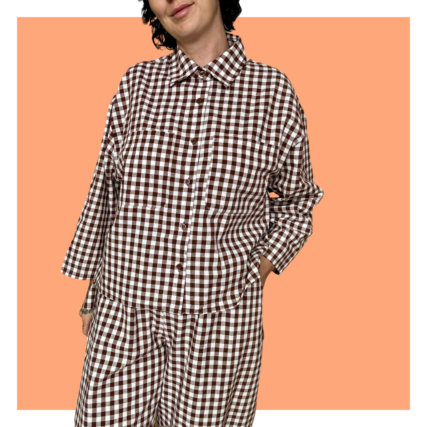 Your Favourite Shirt - Brown Gingham