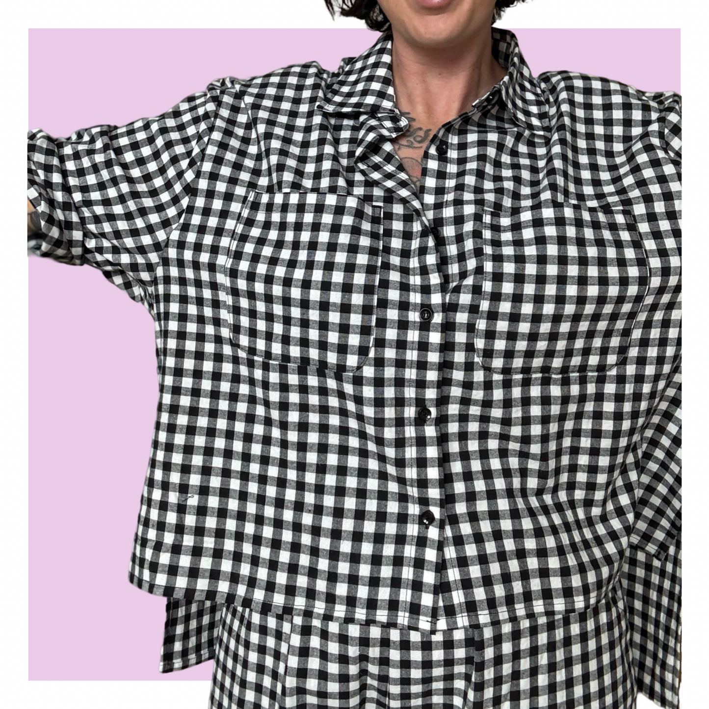 Your Favourite Shirt - Black Gingham