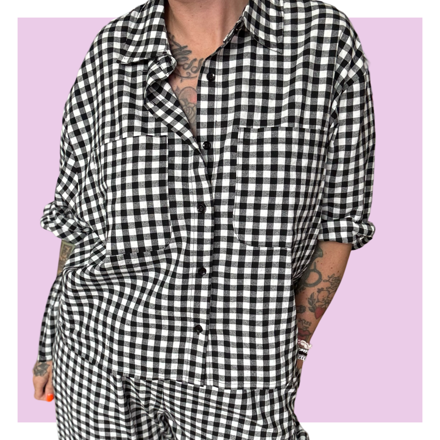 Your Favourite Shirt - Black Gingham