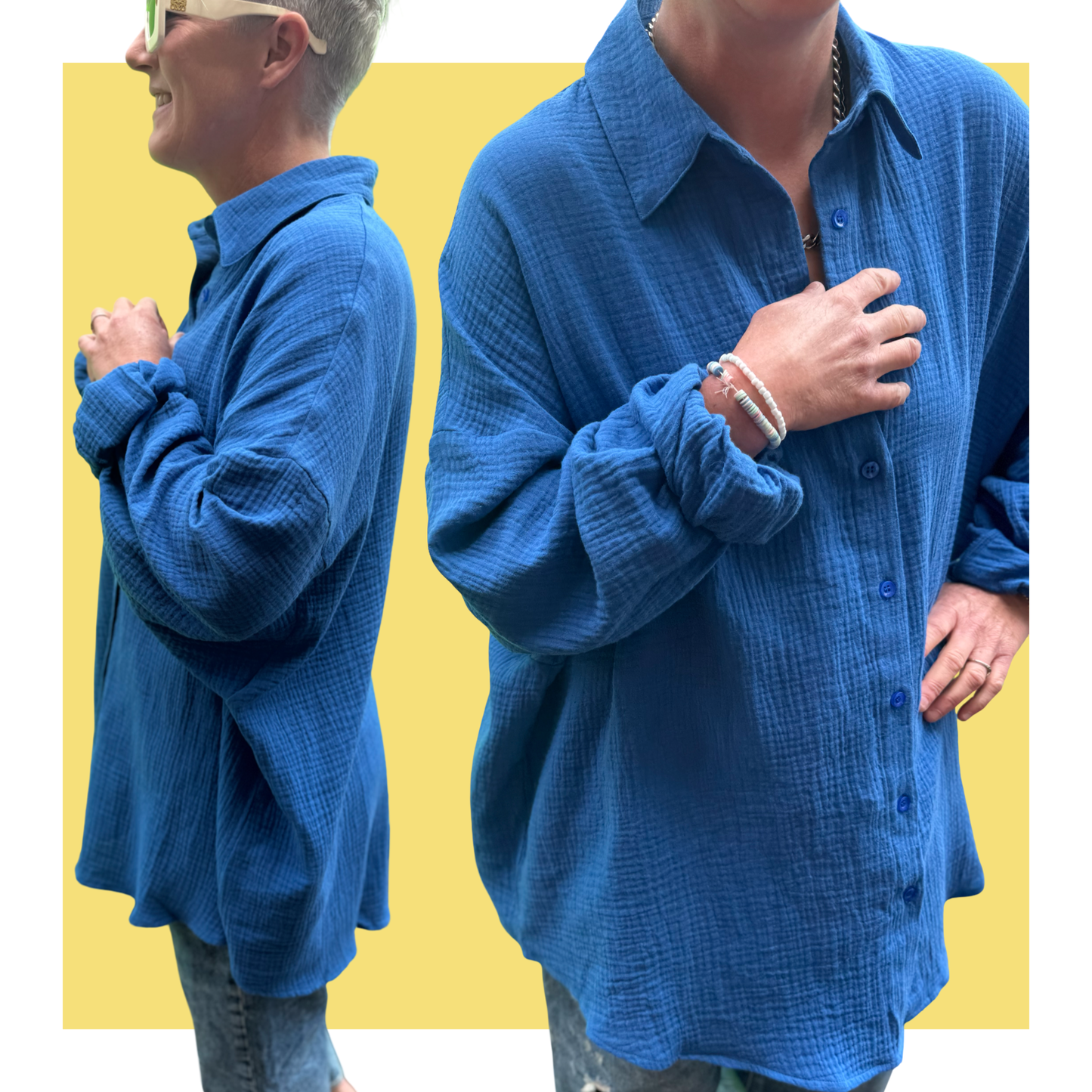 Don’t Touch Me Shirt - Blue