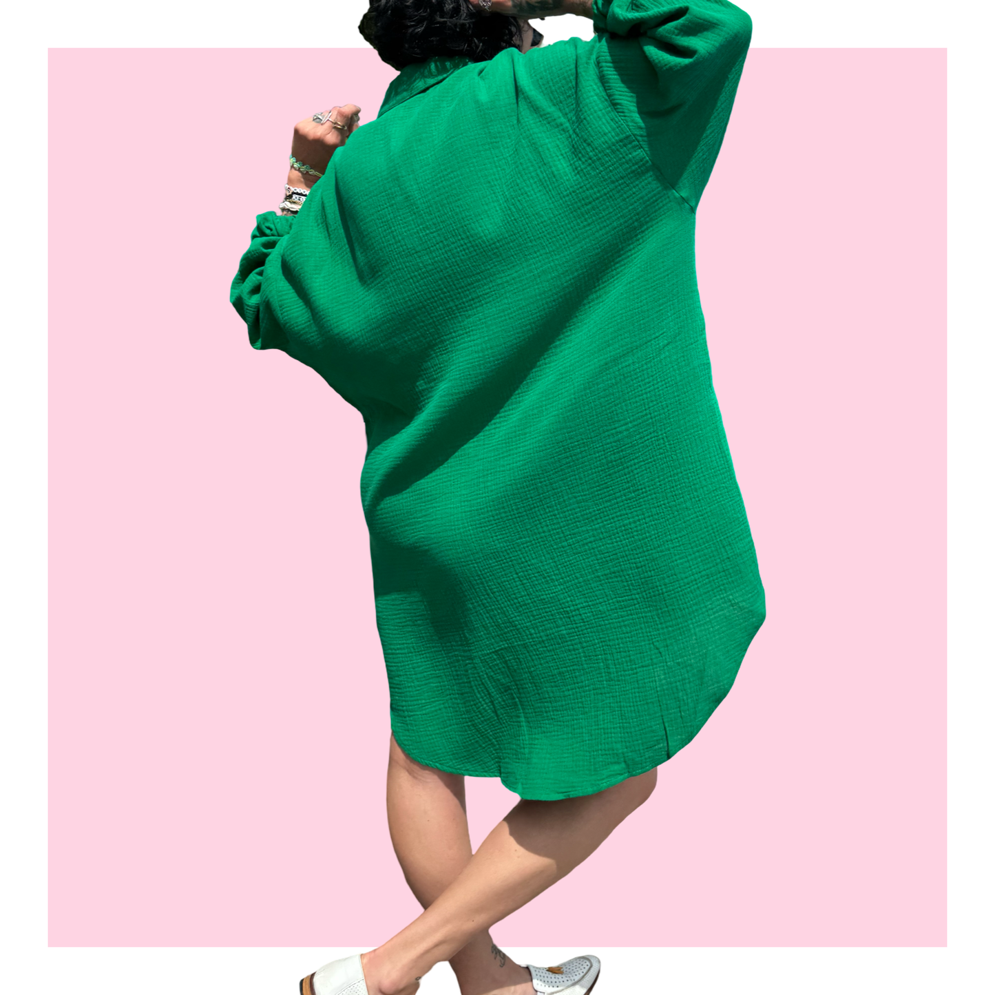 Don’t Touch Me Dress - Green