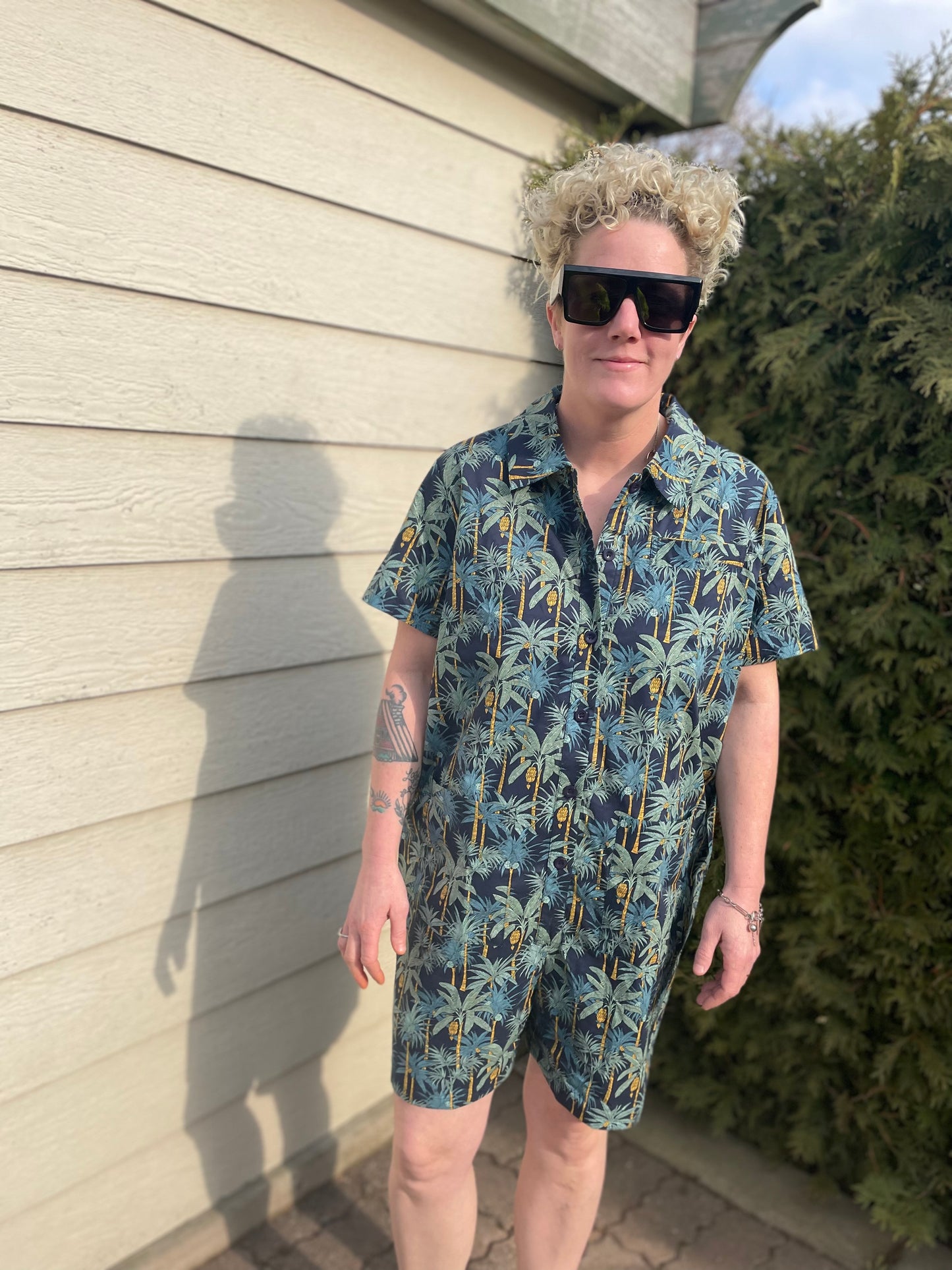 Romper - Palm Print