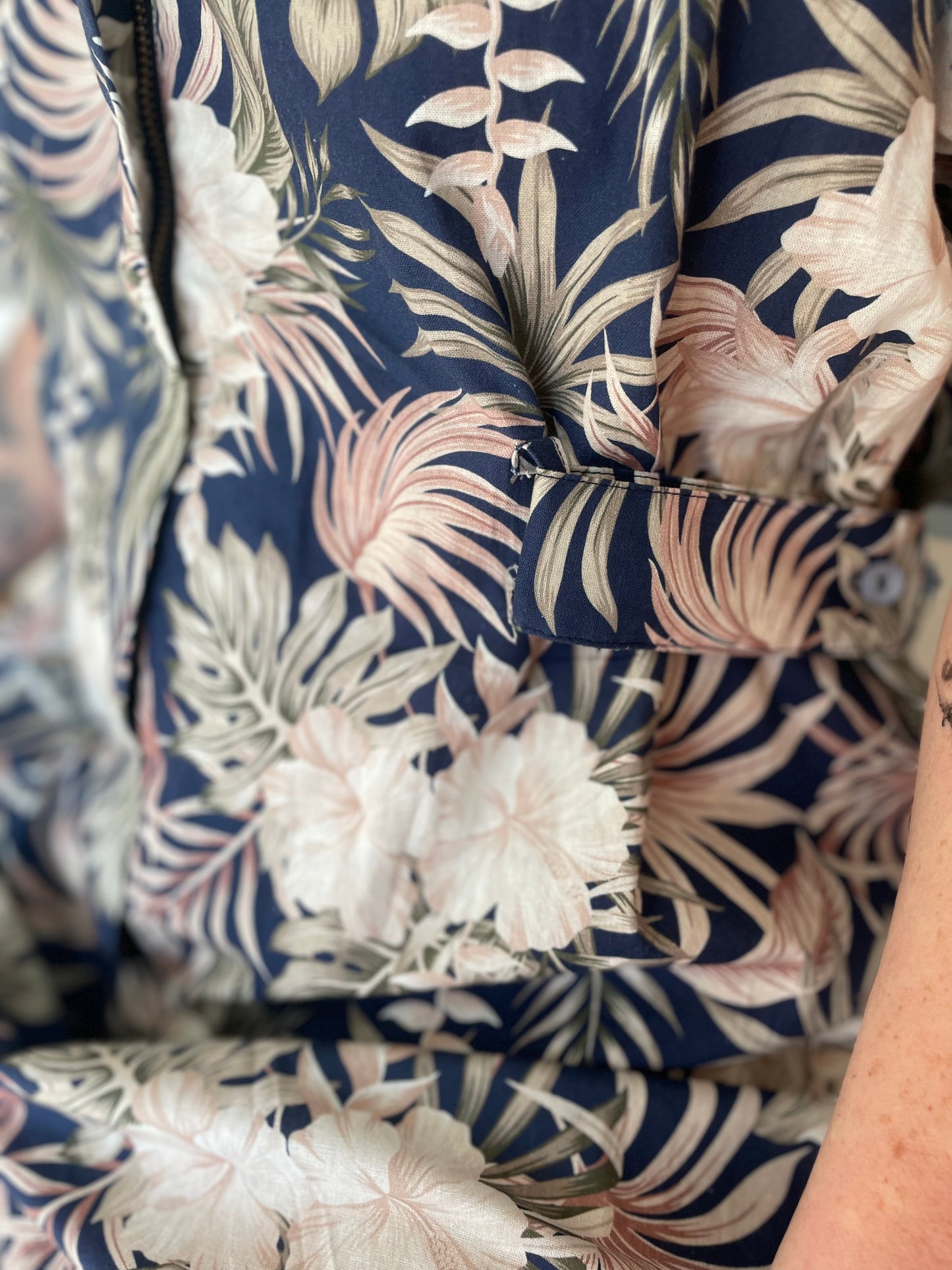 Cinch Waist Jumpsuit - Floral