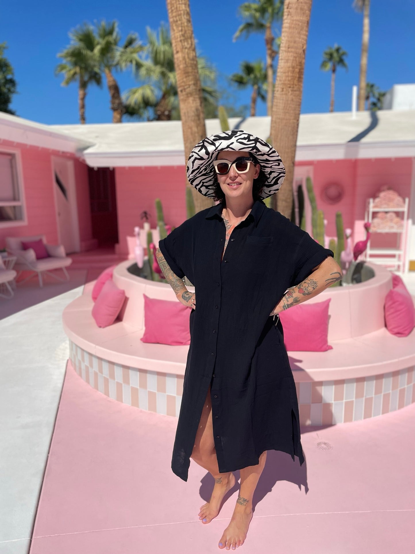 Out of Office Hat - Zebra