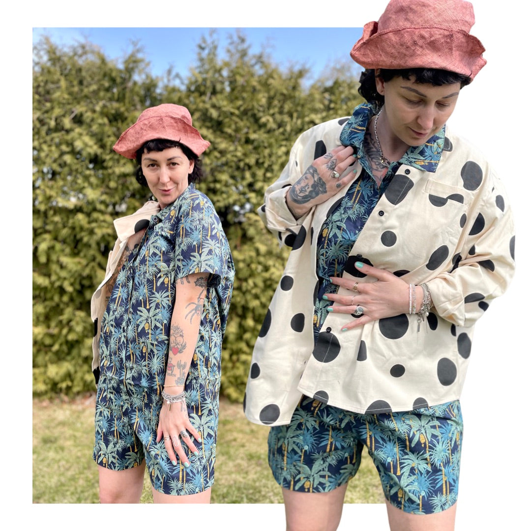 Romper - Palm Print