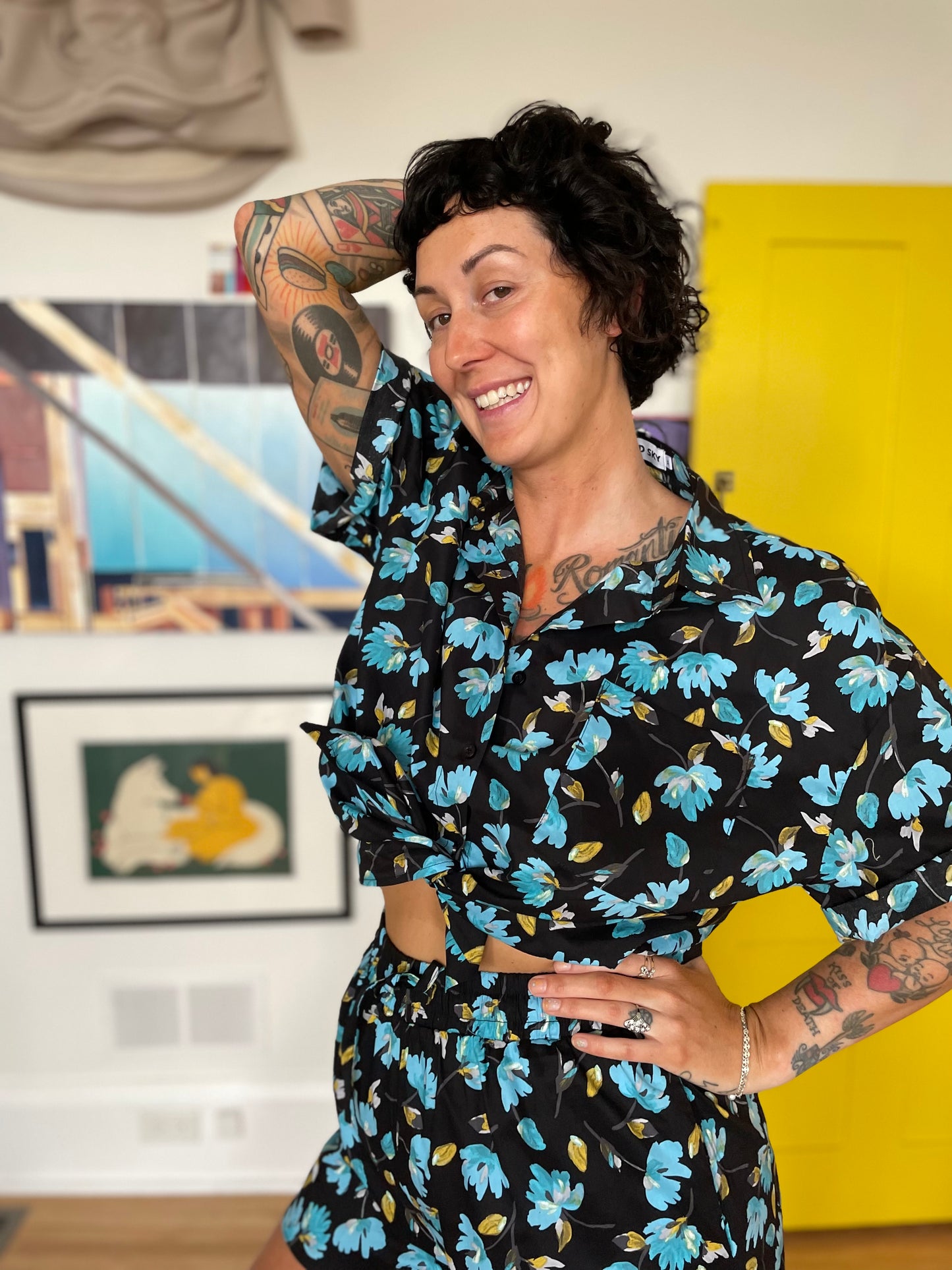 Floral Short Sleeve Shirt