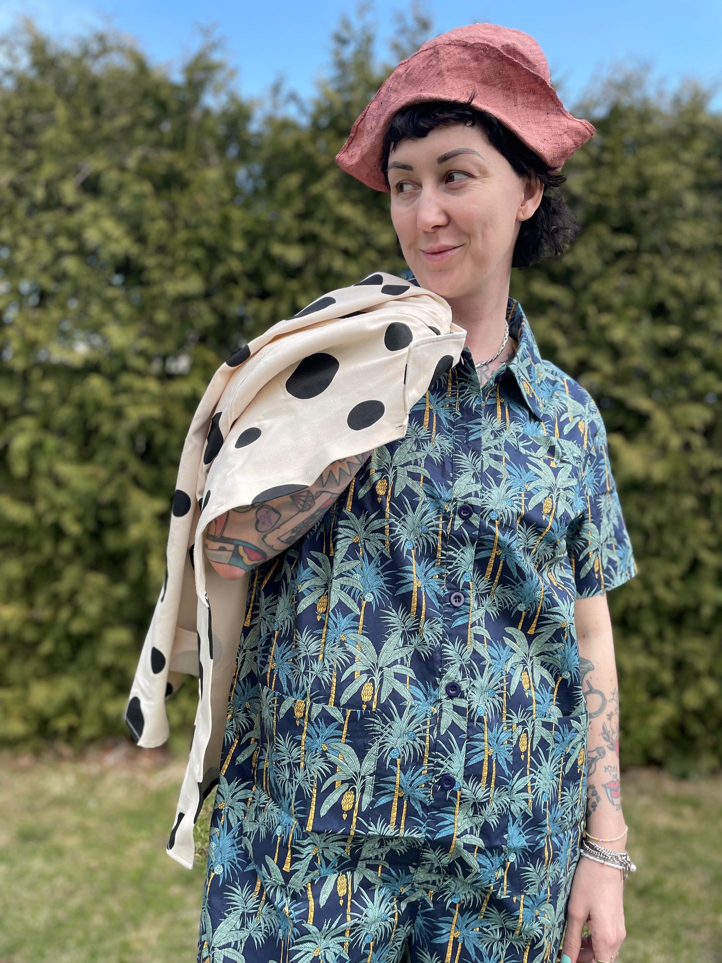 Romper - Palm Print