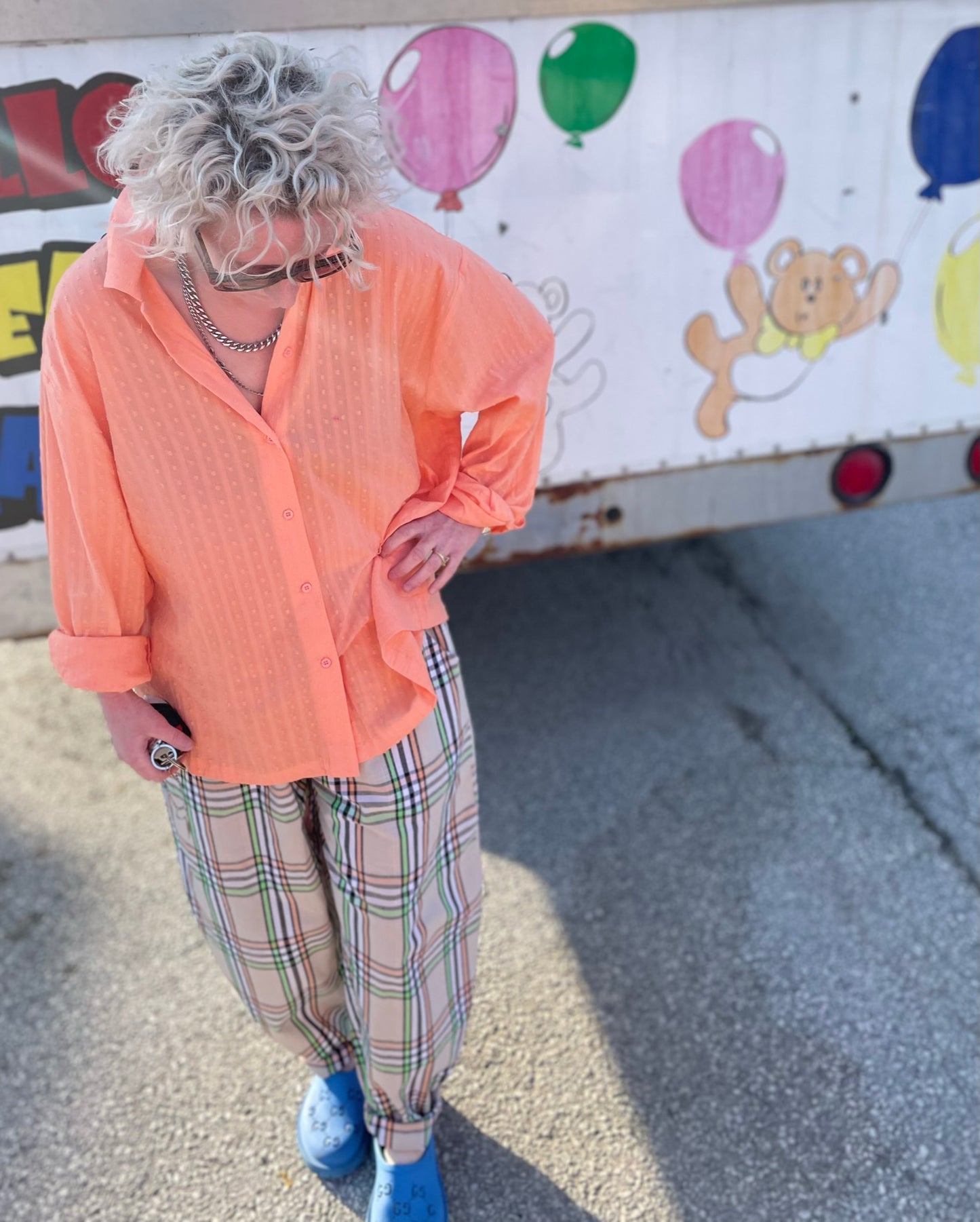 Carrot Pants - Plaid