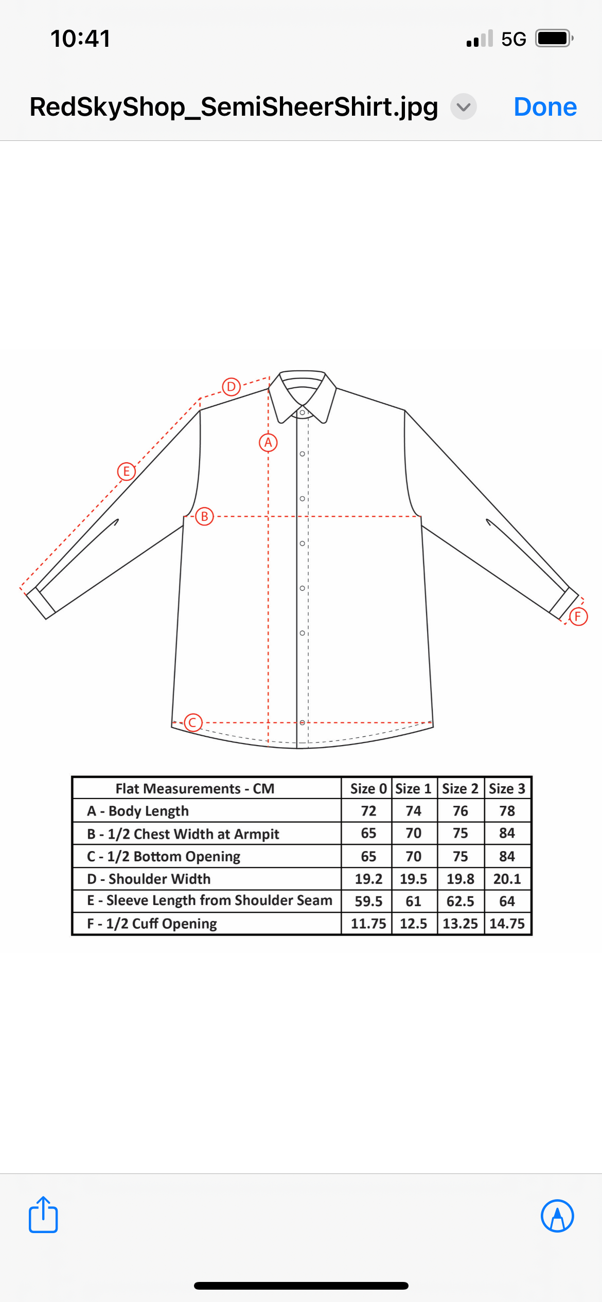 Semi Sheer Shirt - Creamsicle