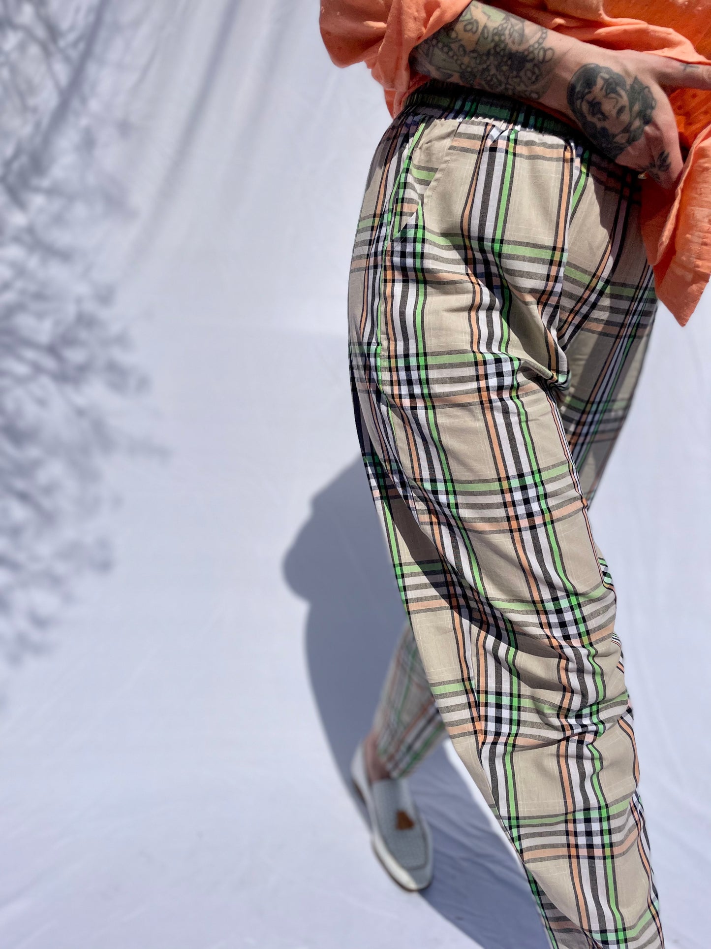 Carrot Pants - Plaid