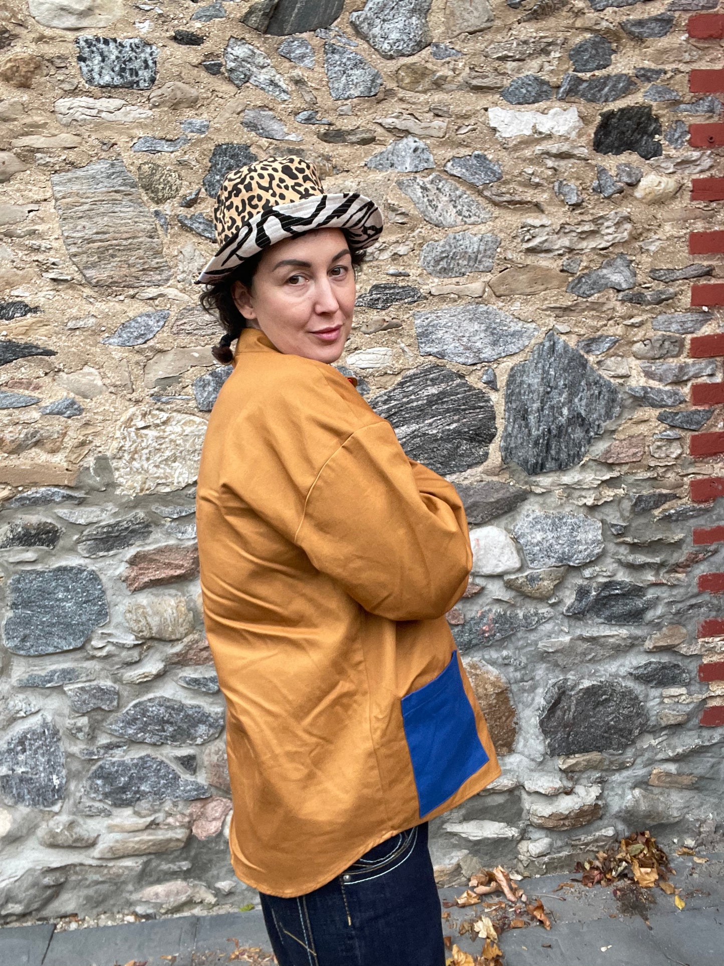 Chore Shacket - Brown