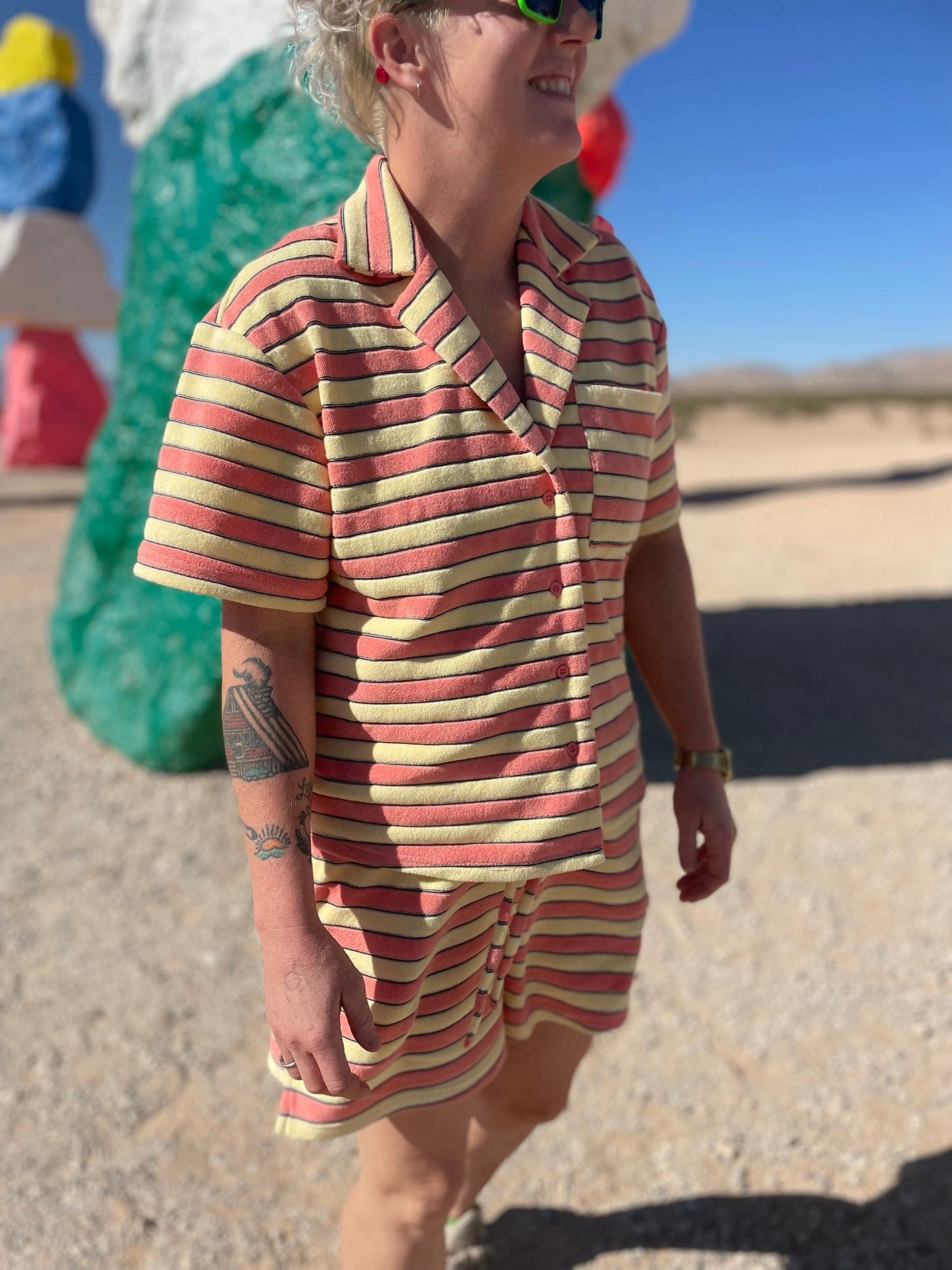 Terry Shirt - Pink
