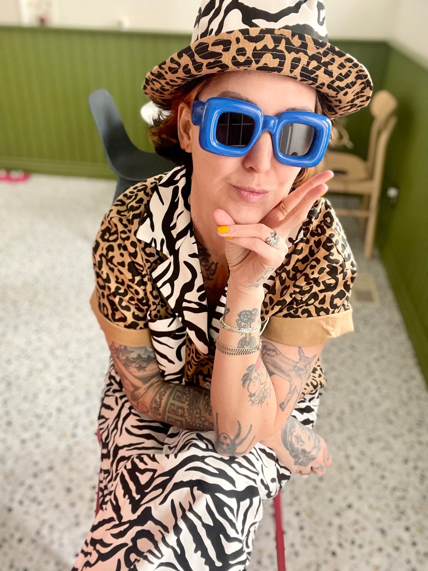 Barrel Pants - Zebra