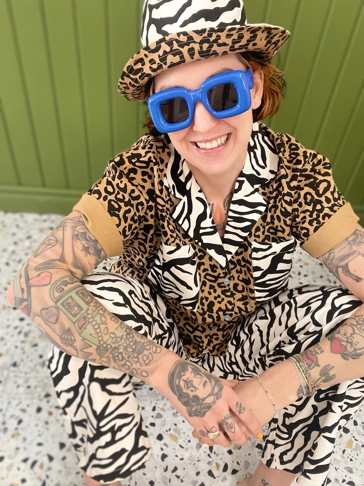 Barrel Pants - Zebra