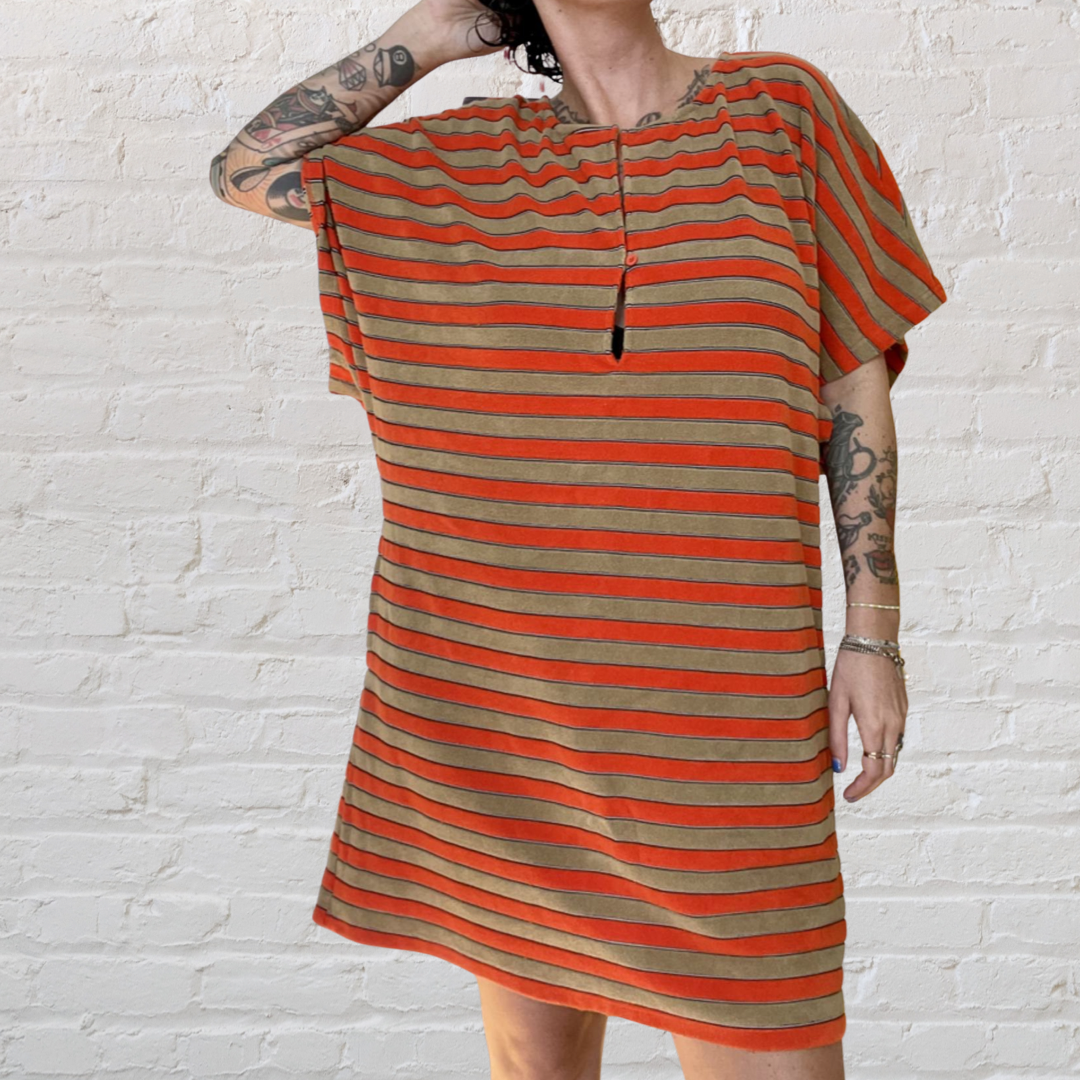 Terry Dress - Orange