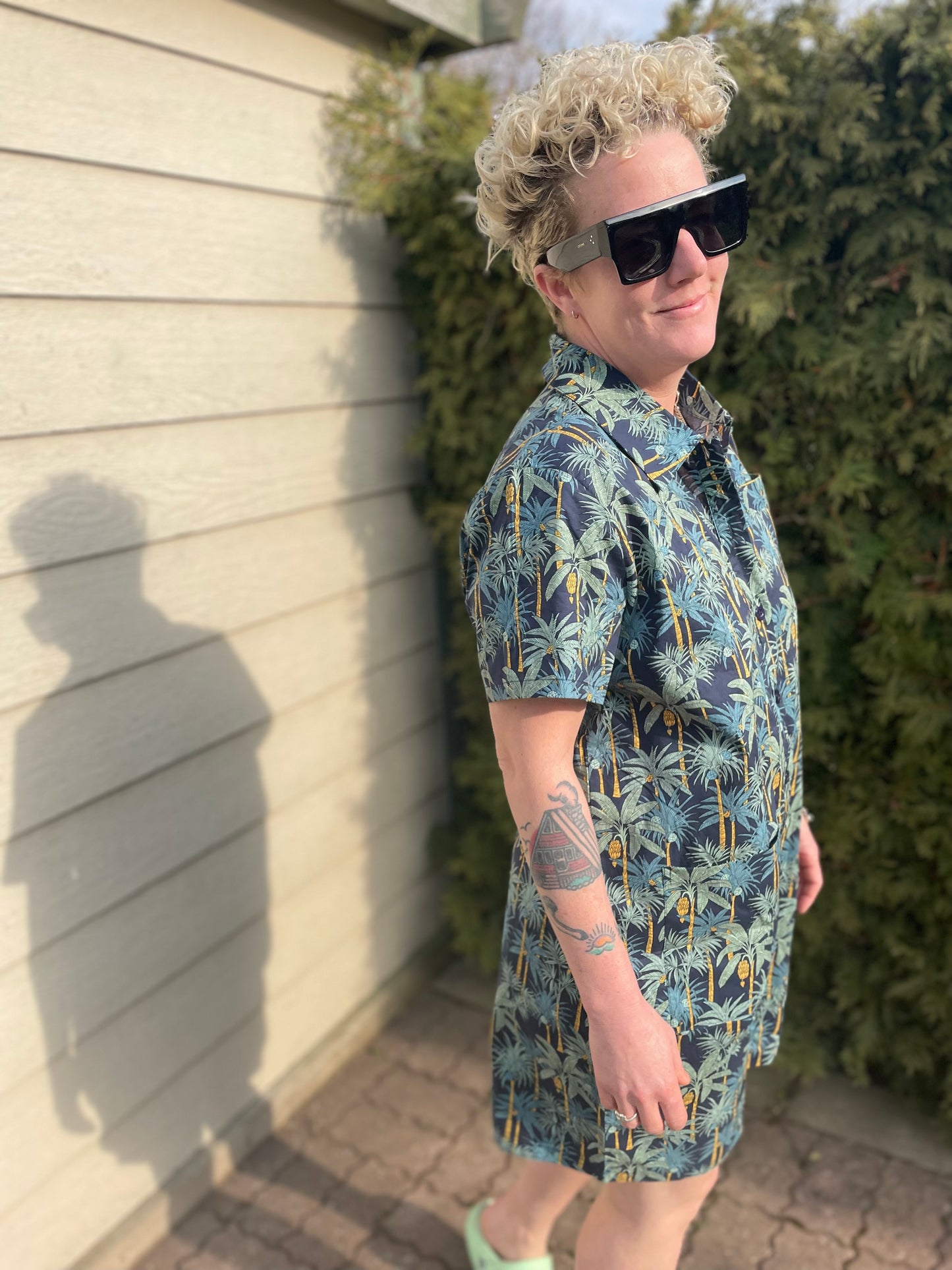Romper - Palm Print