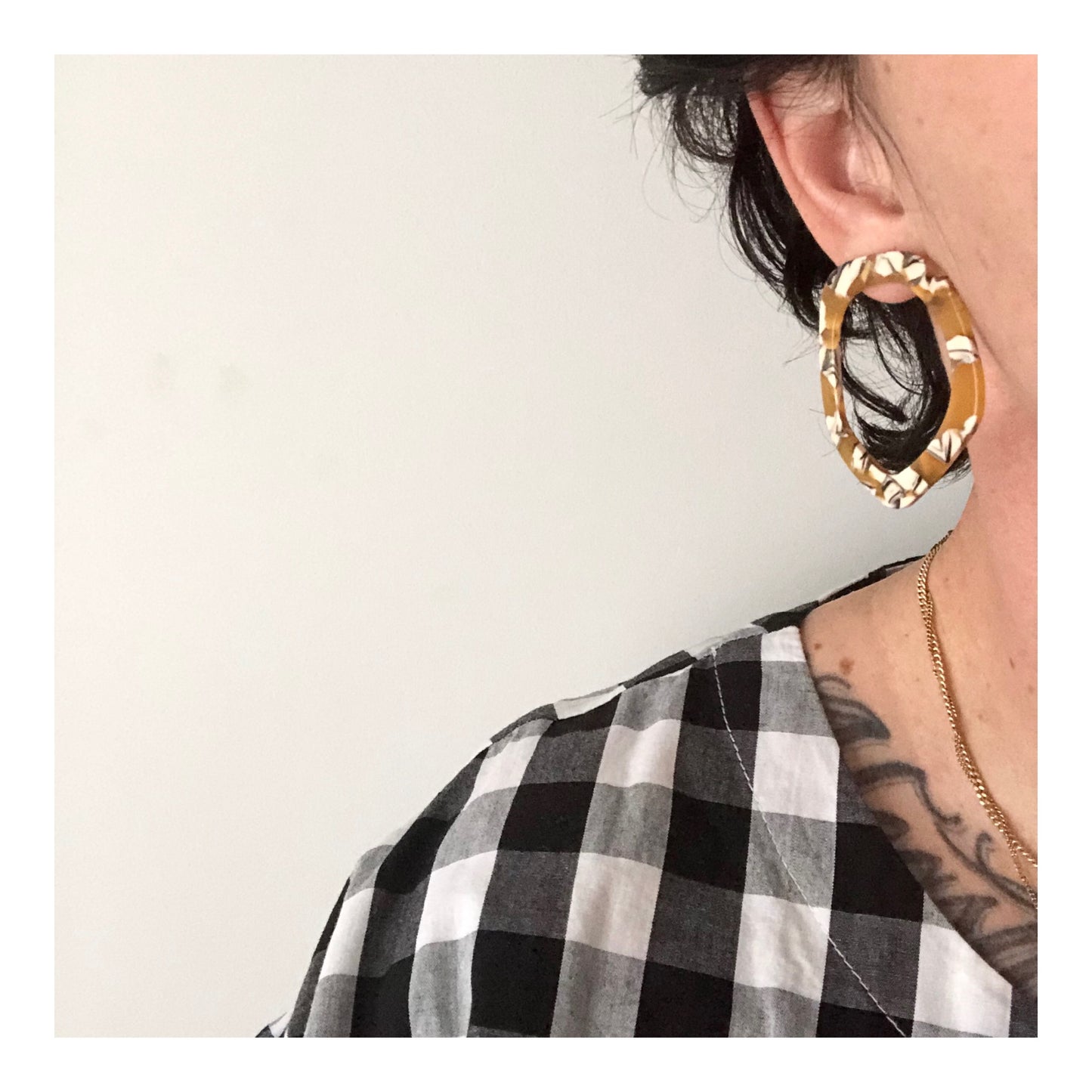 Wobbly Hoop Earrings
