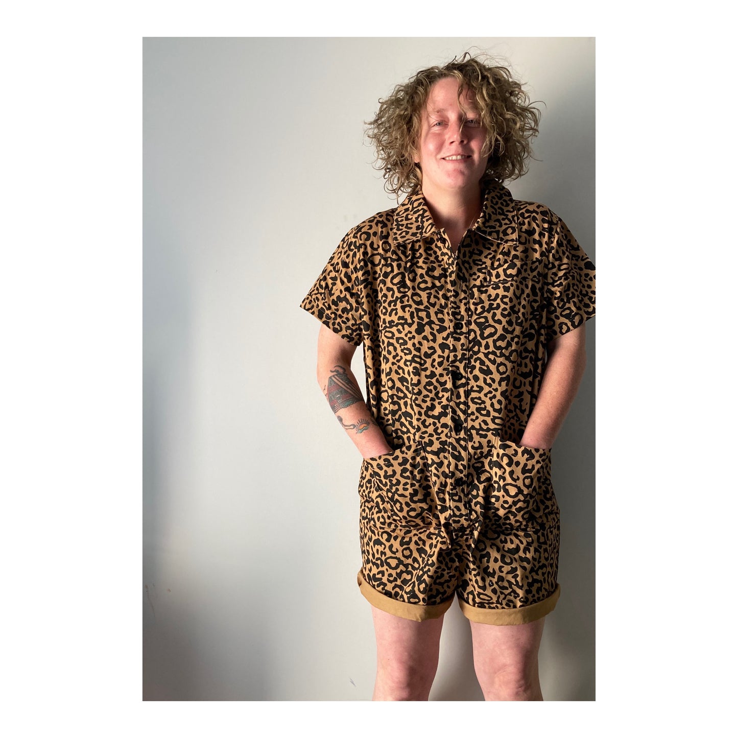 Leopard Romper