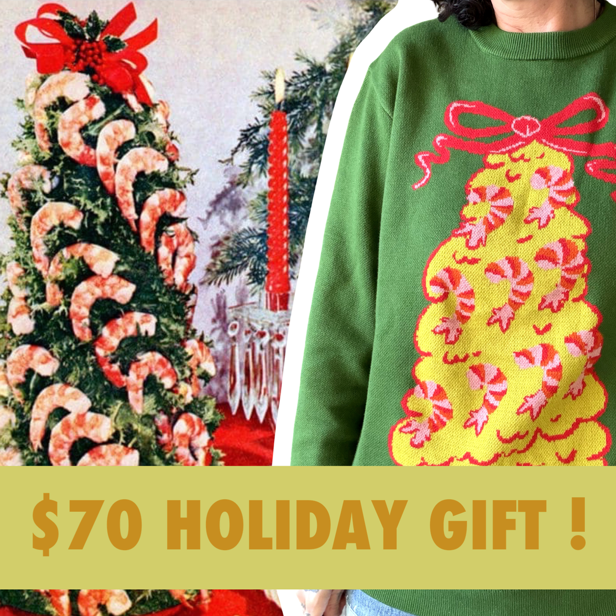 Merry Shrimpmas Sweater