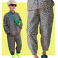 Leopard Jacquard Track Pant