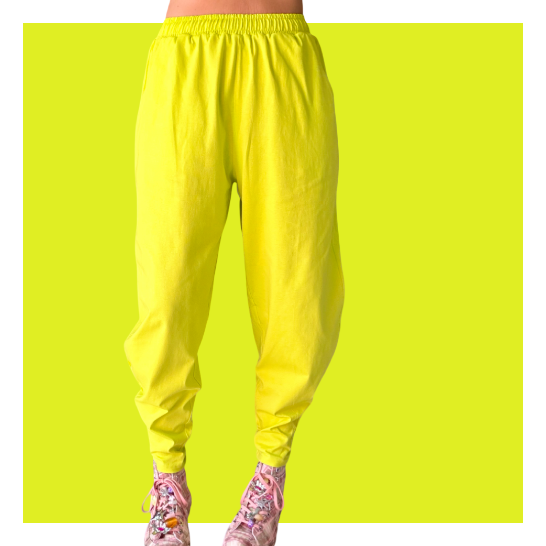 Lounge Pant - Highlighter Yellow