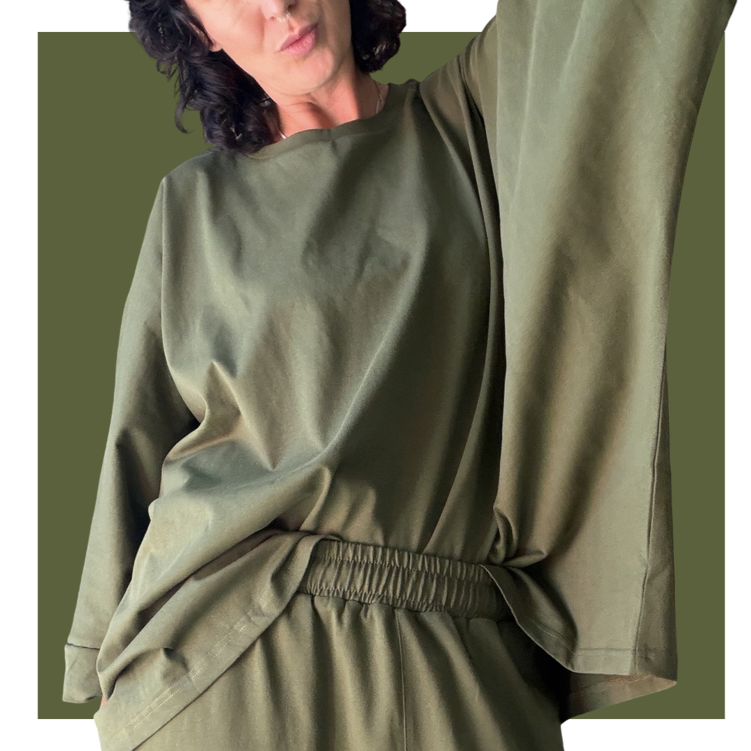 Kaftan Tee - Green