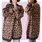 Leopard Knit Mini Dress