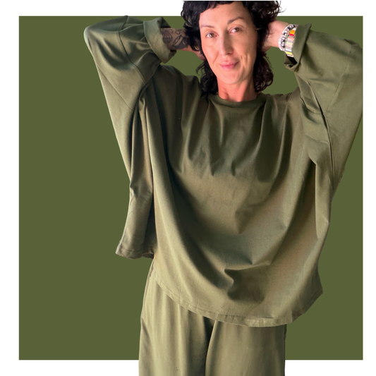 Kaftan Tee - Green